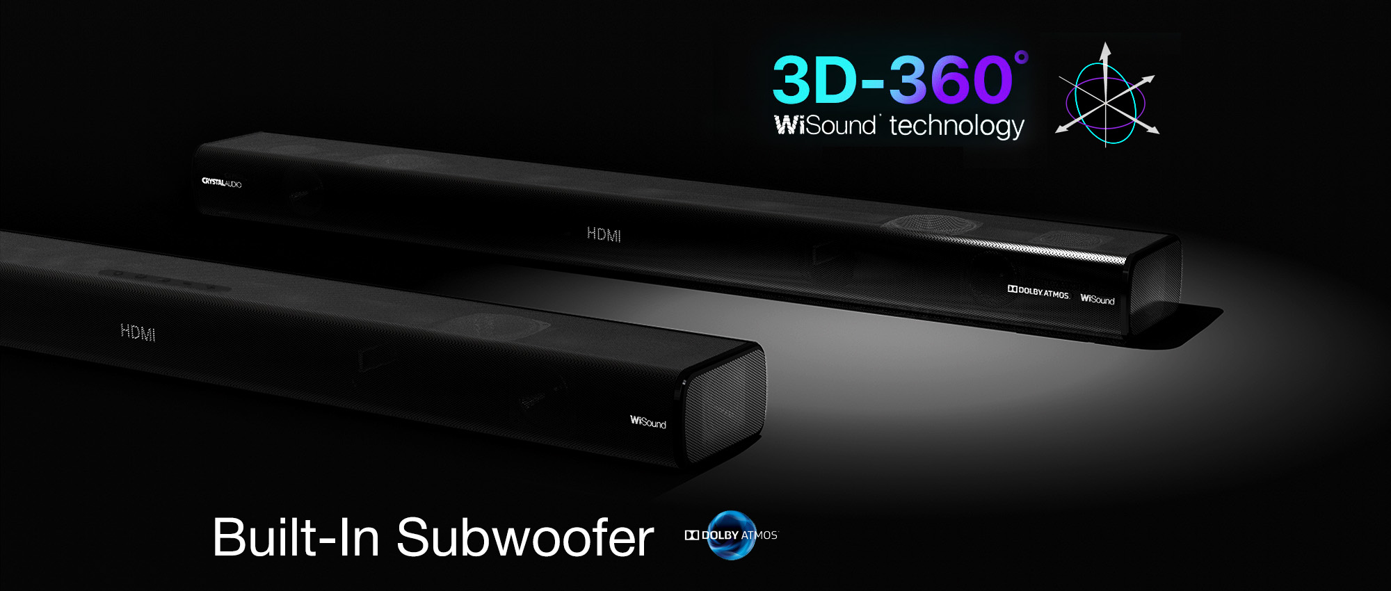 Built-In Subwoofer